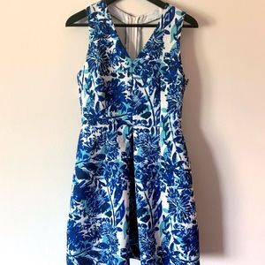 Blue Floral Dress